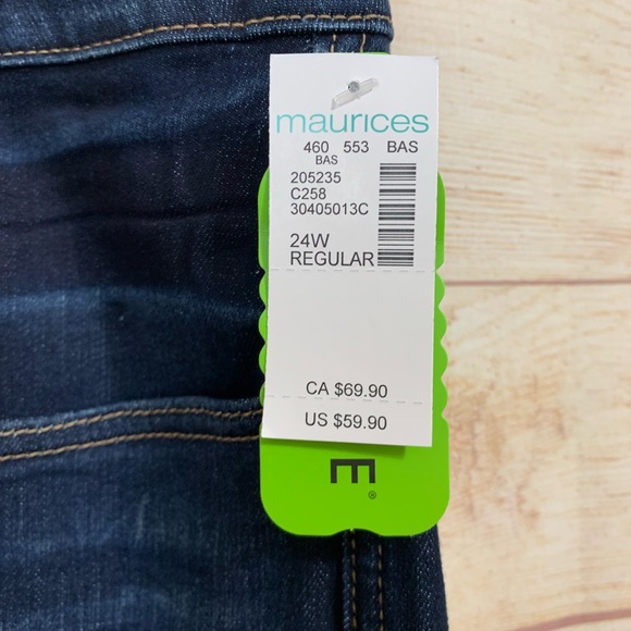 NWT Maurices Super Skinny Curvy High Rise Jean - Picture 12 of 15